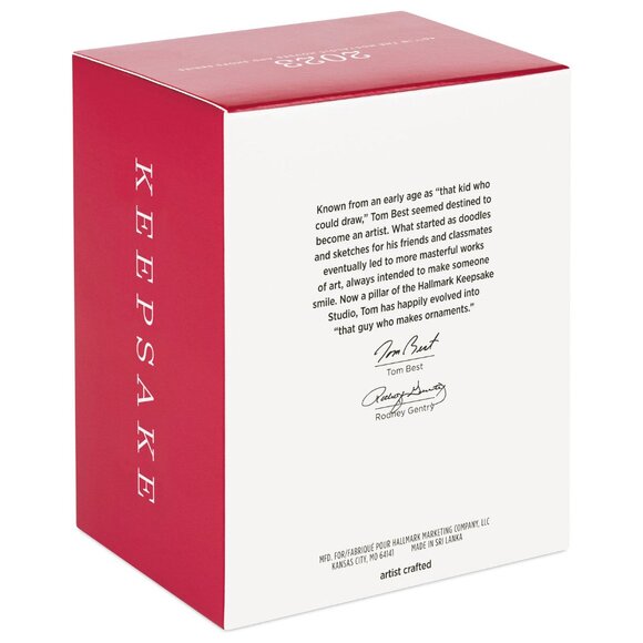 New! Traditional Tudor Hallmark Keepsake Christmas Ornament 2023 Nostalgic House - Picture 2 of 5